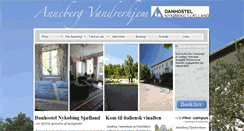 Desktop Screenshot of annebergvandrerhjem.dk